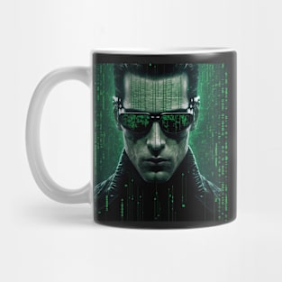 Matrix Series, Green Coded Mug